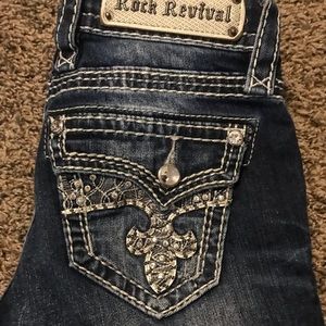 Rock Revival Berry Straight Size 23